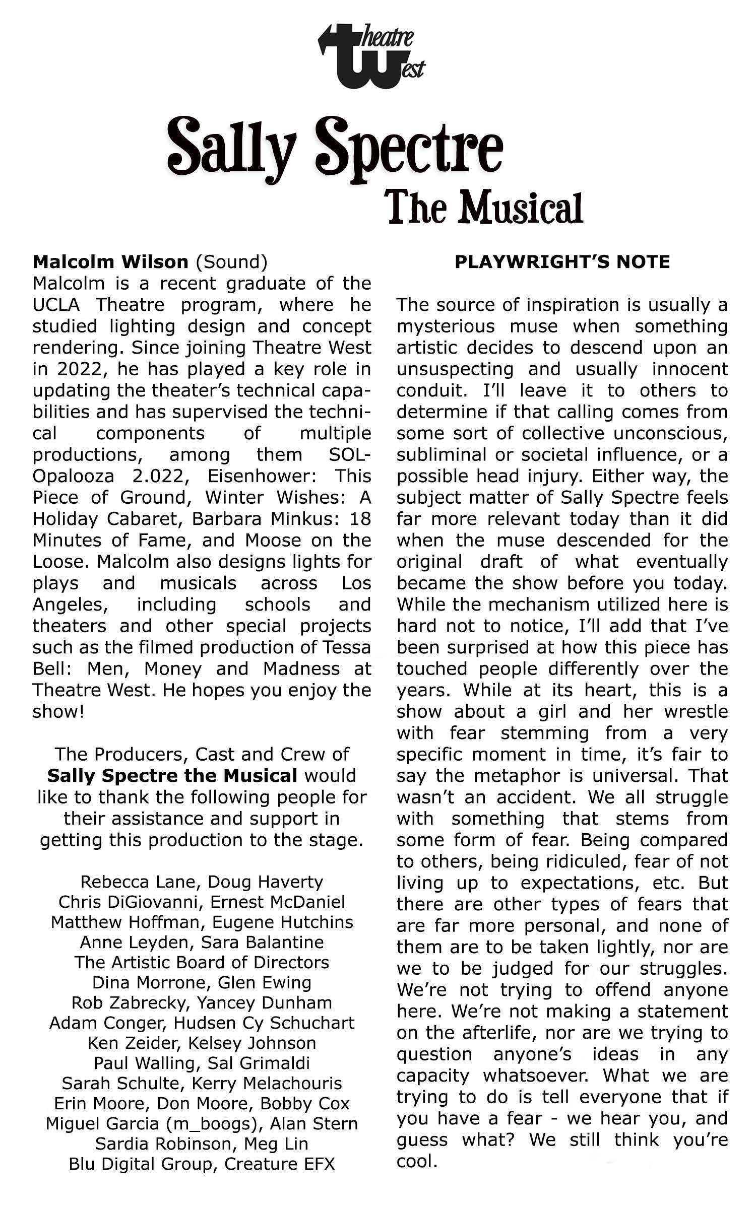 Program Page 8